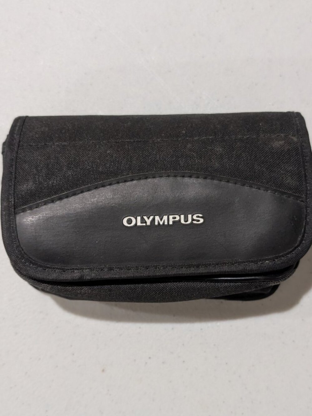 Olympus Black Canvas Camera Case Pouch with Belt Loop
